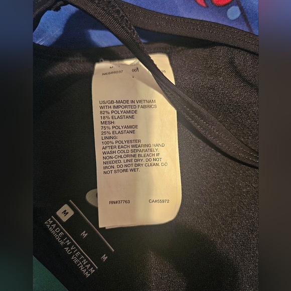 ❤️Nike High Neck Bikini Top Bra Women's Size S💜 - Picture 6 of 8